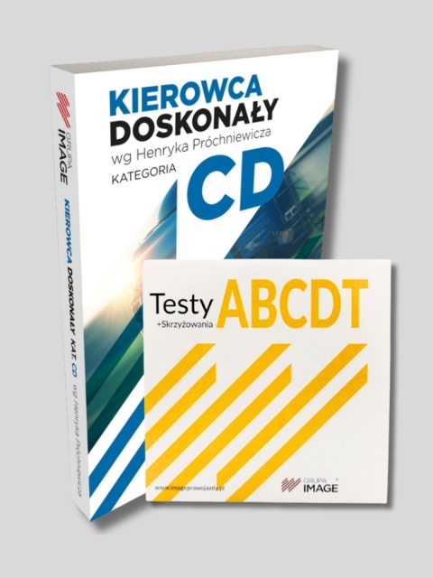 Zestaw: Książka "Kierowca Doskonały C/D" + Płyta z testami (90 dni)