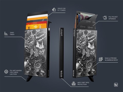 Etui na karty kredytowe RFID ZEN - ACTION COMICS Etui na karty kredytowe RFID ZEN - ACTION COMICS