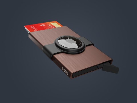 Etui na karty kredytowe RFID ZEN z uchwytem na AirTag