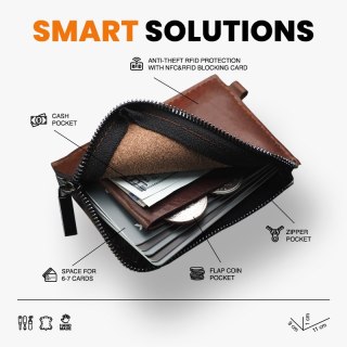 Portfel OLDTIMER SLIM