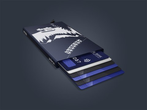 Etui na karty kredytowe RFID ZEN "I'D RATHER BE CAMPING"