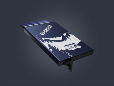 Etui na karty kredytowe RFID ZEN "I'D RATHER BE CAMPING"