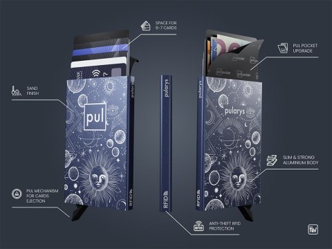 Etui na karty kredytowe RFID ZEN "STARDUST"