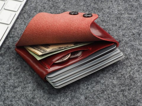 Portfel HOBBY w zestawie z brelokiem