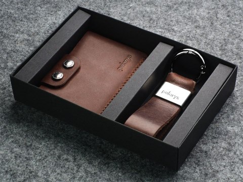 Portfel HOBBY w zestawie z brelokiem