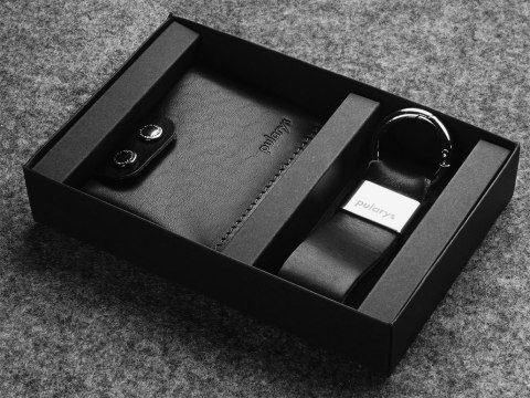 Portfel HOBBY w zestawie z brelokiem