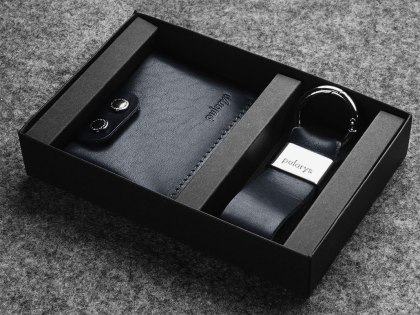 Portfel HOBBY w zestawie z brelokiem