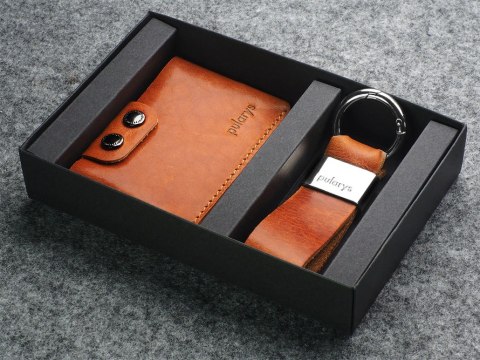 Portfel HOBBY w zestawie z brelokiem