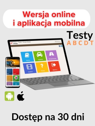 Testy Online 2025 – 30 dni | Prawo Jazdy ABCDT | Wydawnictwo IMAGE