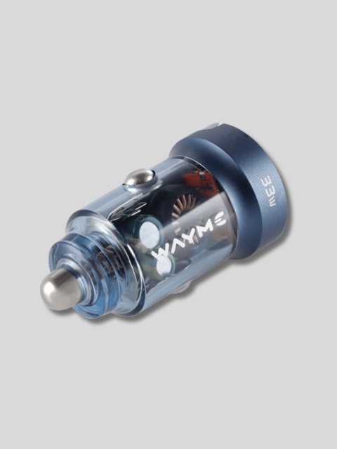 WAYME Ładowarka samochodowa 12/24V 18W USB + USB-C PD 33W z pierścieniem